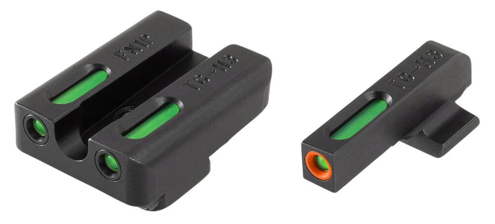 TruGlo TG13FN2PC TFX Pro  Black | Green Tritium & Fiber Optic Ora