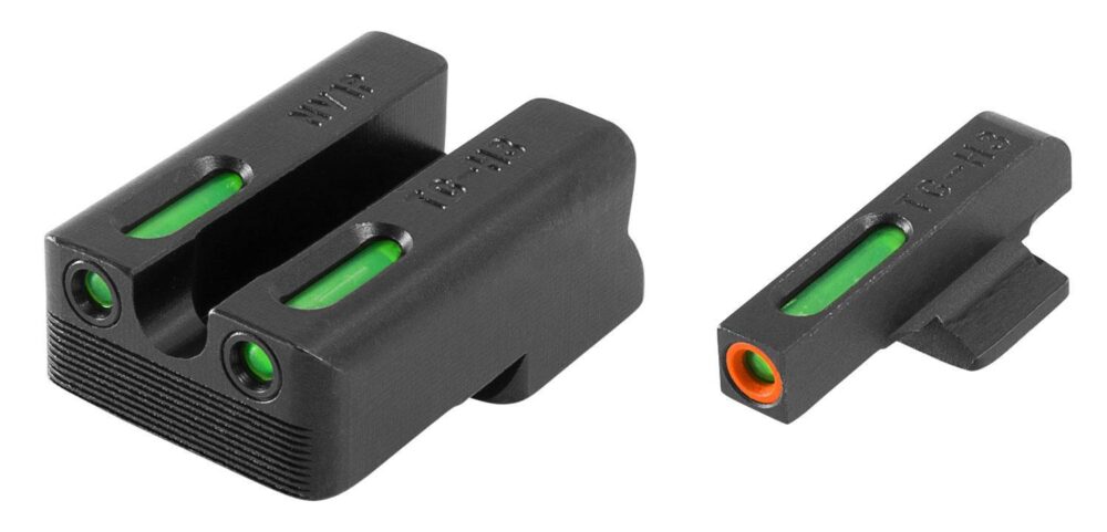 TruGlo TG13NV1PC TFX Pro  Black | Green Tritium & Fiber Optic Ora