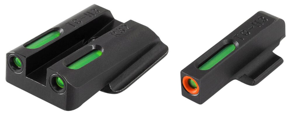 TruGlo TG13RS2PC TFX Pro  Black | Green Tritium & Fiber Optic Ora
