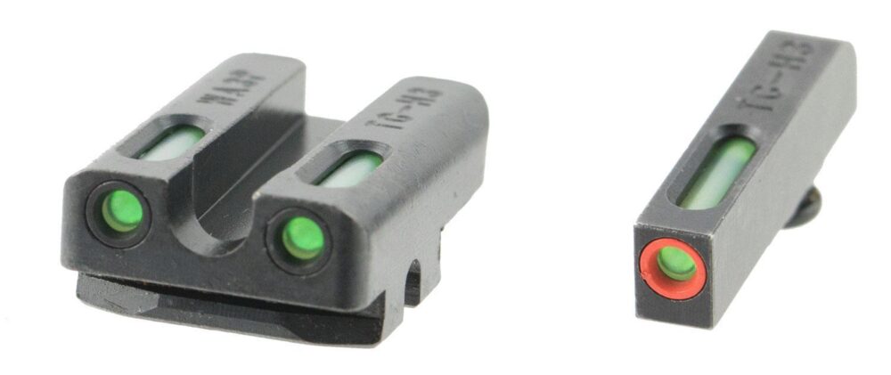 TruGlo TG13WA3PC TFX Pro  Black | Green Tritium & Fiber Optic Ora