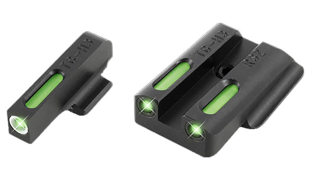 TruGlo TG13RS2A TFX  Black | Green Tritium & Fiber Optic White Ou