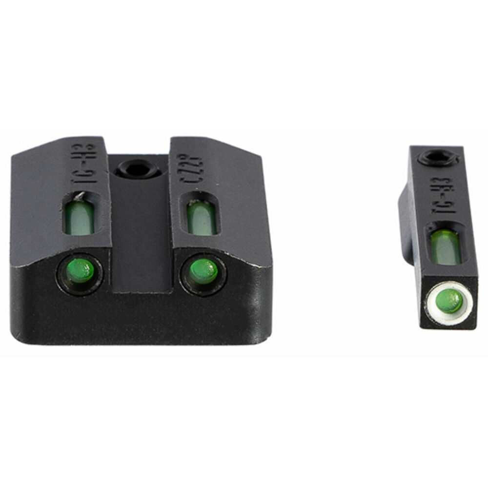 TruGlo TGTG13CZ2A TFX  Black | Green Tritium & Fiber Optic White