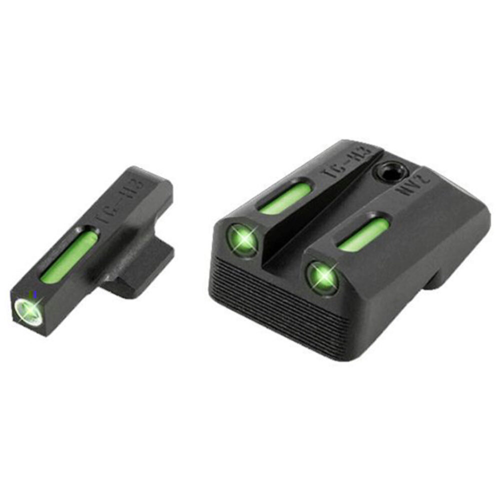 TruGlo TGTG13NV4A TFX  Black | Green Tritium & Fiber Optic White