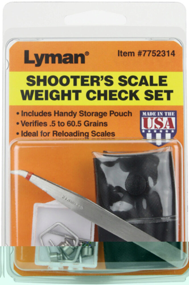 Lyman Shooters Check Weight Set