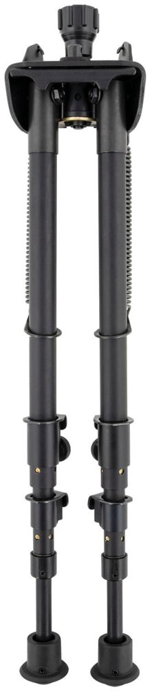 Harris Bipods S-25CP Swivel 25C Picatinny, 13.50-27, Black Steel/