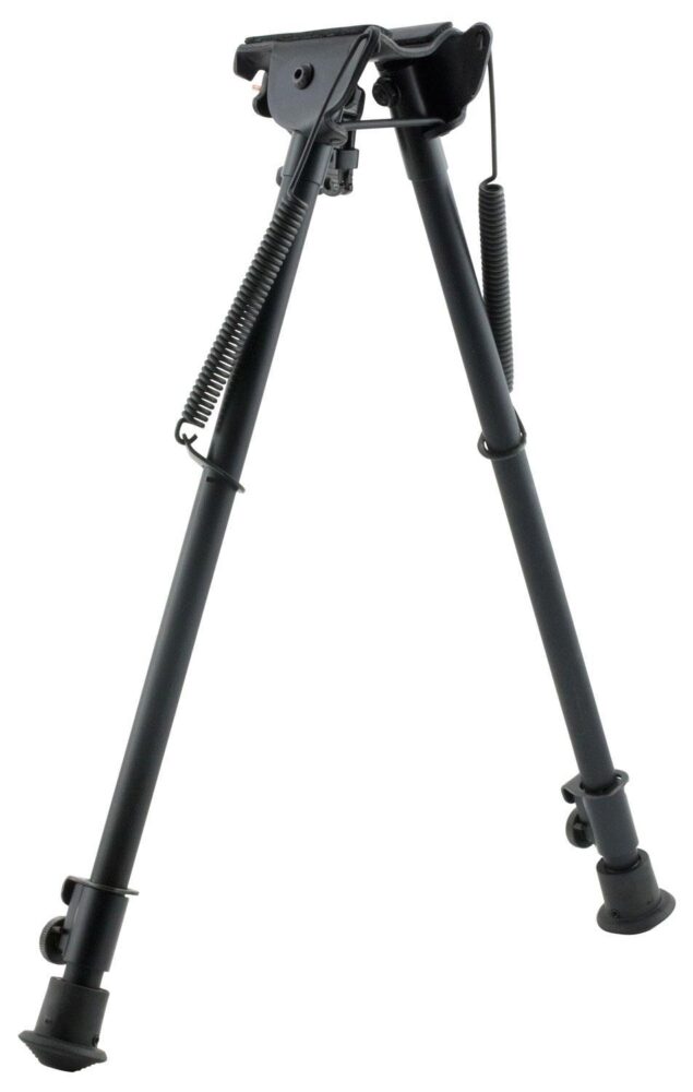 Harris Bipods H1A2 Non-Swivel H Swivel Stud, 13.50-23 Black Steel