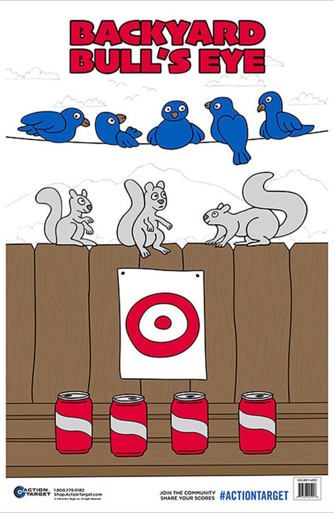 Action Target GSBKYARD100 Entertainment  Animals/Cans/Target Pape