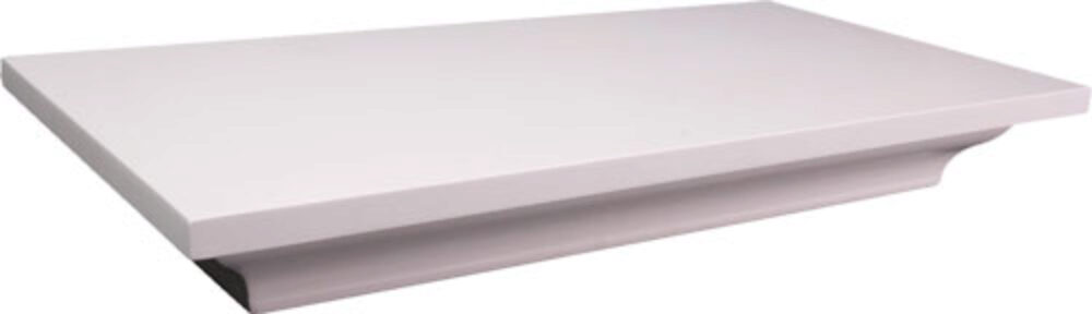 Lockdown 1117247 In-Plain-Sight Shelf White Wood Holds 2 Handguns