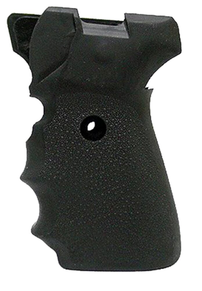 Hogue 31000 Rubber Grip  Black Rubber with Finger Grooves for Sig