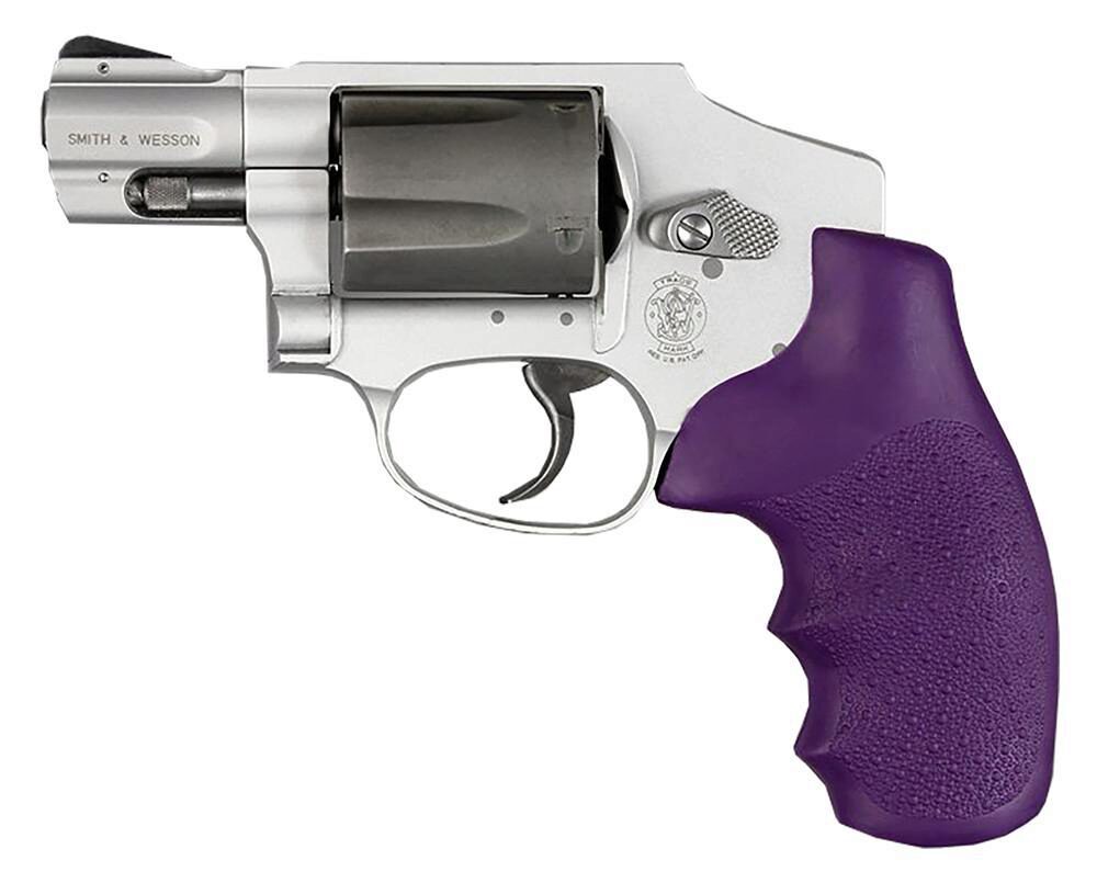 Hogue 60006 OverMolded Monogrip Cobblestone Purple Rubber with Fi