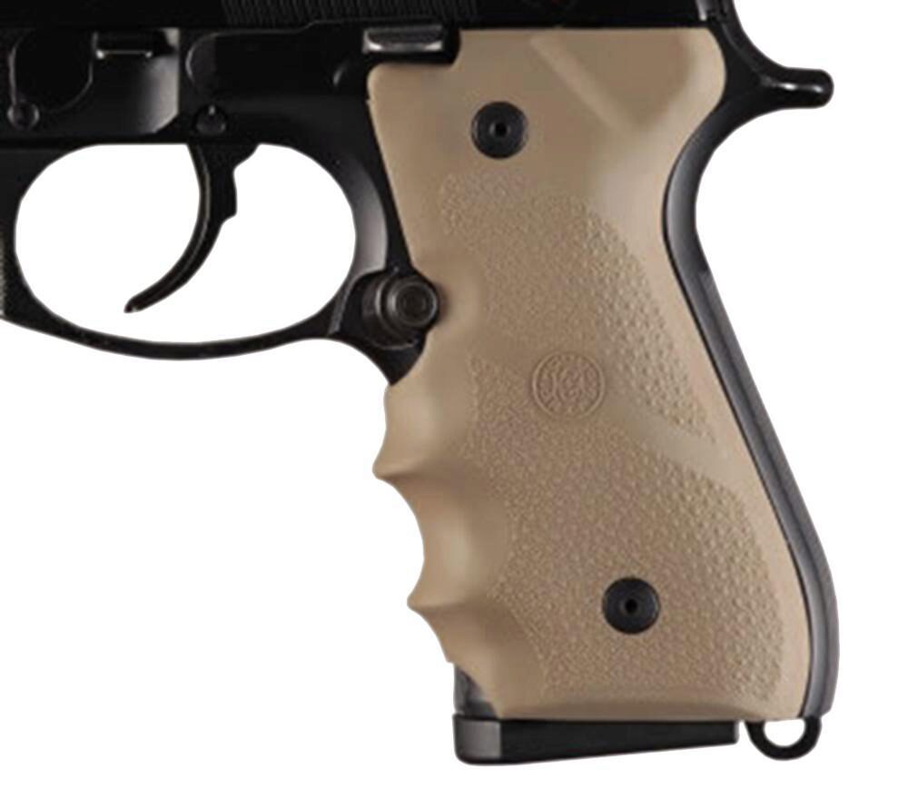 Hogue 92003 Rubber Grip  Flat Dark Earth with Finger Grooves for