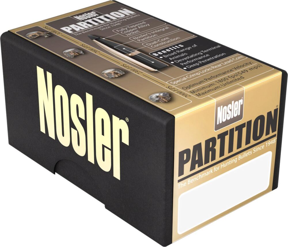 Nosler 60134 Trophy Grade  33 Nosler 250 gr Nosler Spitzer Partit
