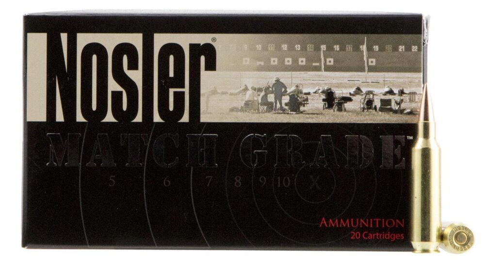 Nosler 60162 Match Grade RDF 22 Nosler 85 gr RDF Hollow Point Boa