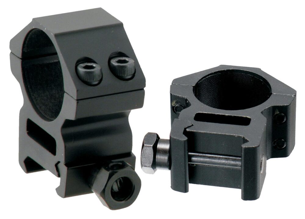 UTG RGWM25M4 Accushot Scope Rings  Black Anodized 1 Medium