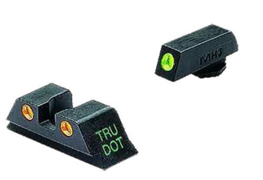 Meprolight USA 102223301 Tru-Dot Sight Set Fixed Green Tritium Fr