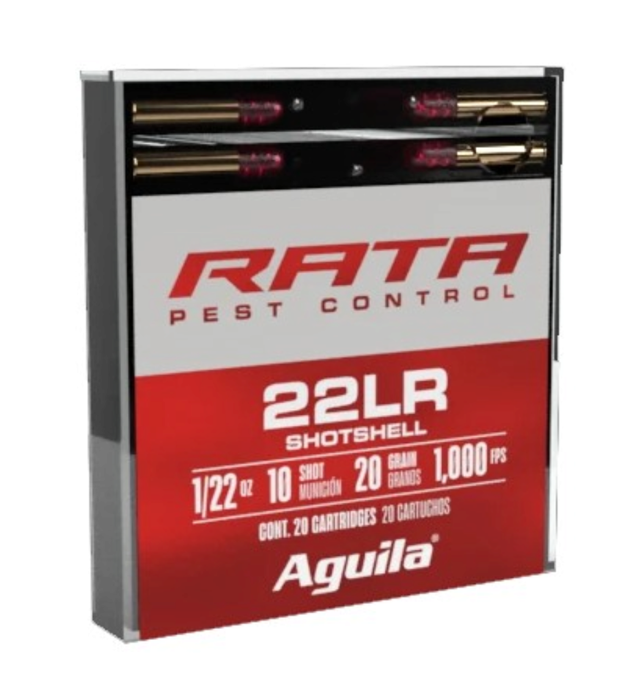 Aguila 1B222600 Rata Pest Control 22 LR 20 gr Standard Velocity S