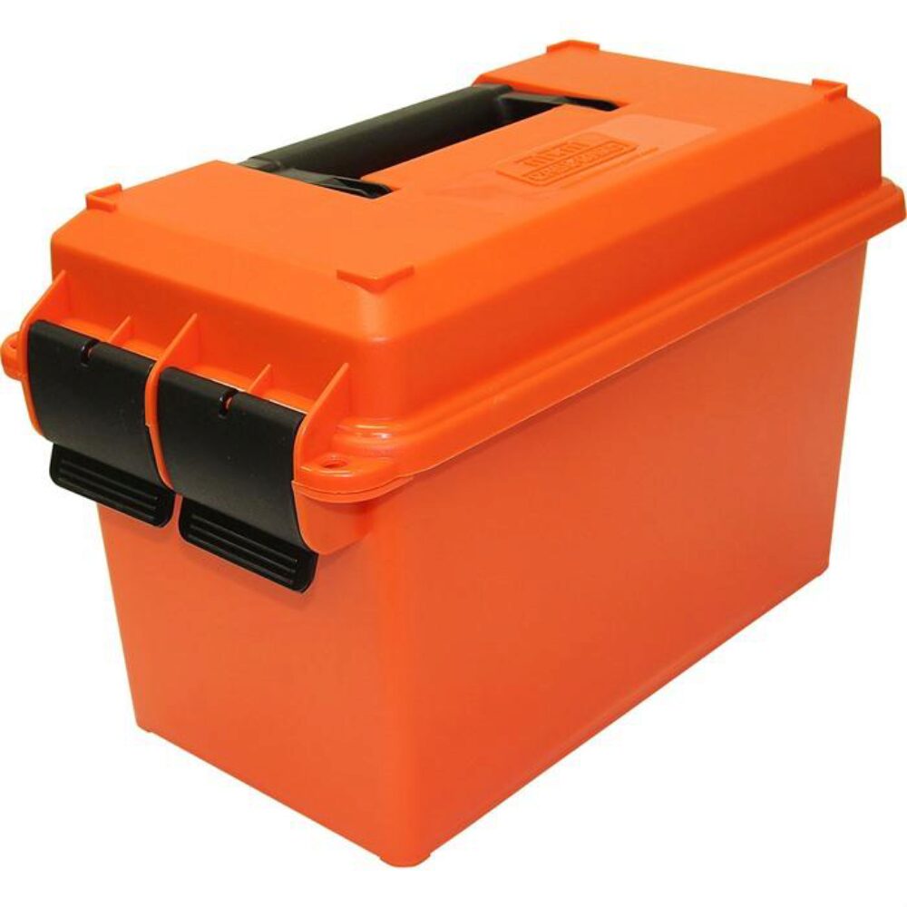 MTM Case-Gard AC50C35 Ammo Can  50 Cal Orange Polypropylene