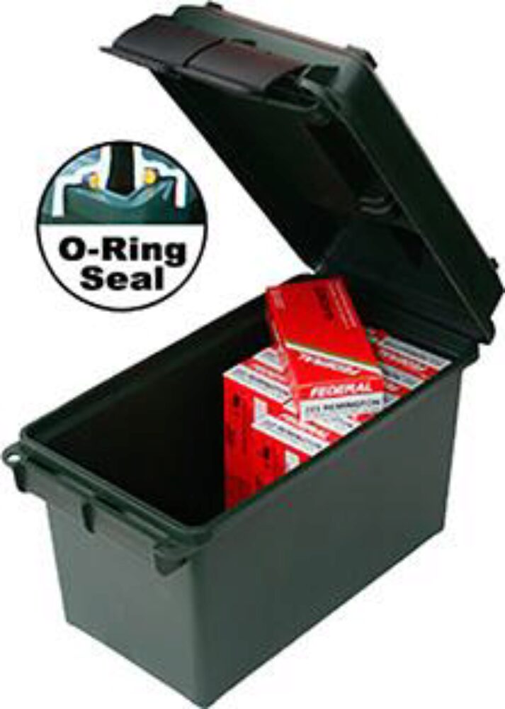 MTM Case-Gard AC50C11 Ammo Can  50 Cal Rifle Forest Green Polypro