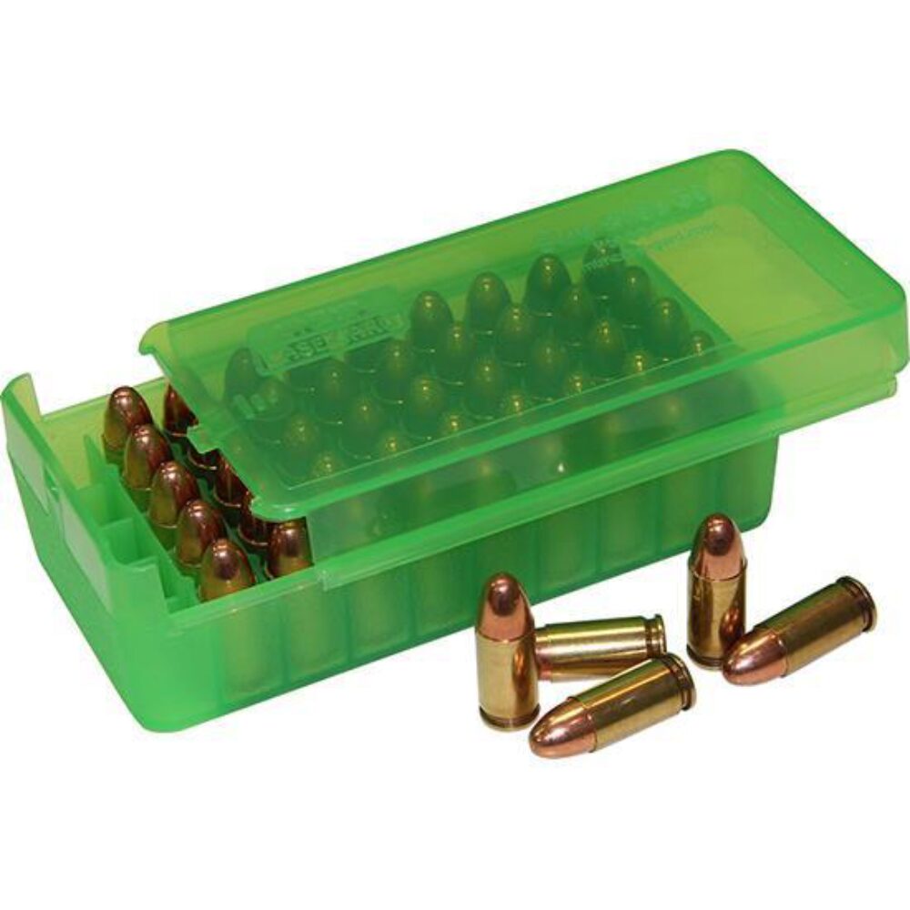 MTM Case-Gard P50SS4516 Side-Slide Ammo Box Pistol Multi-Caliber
