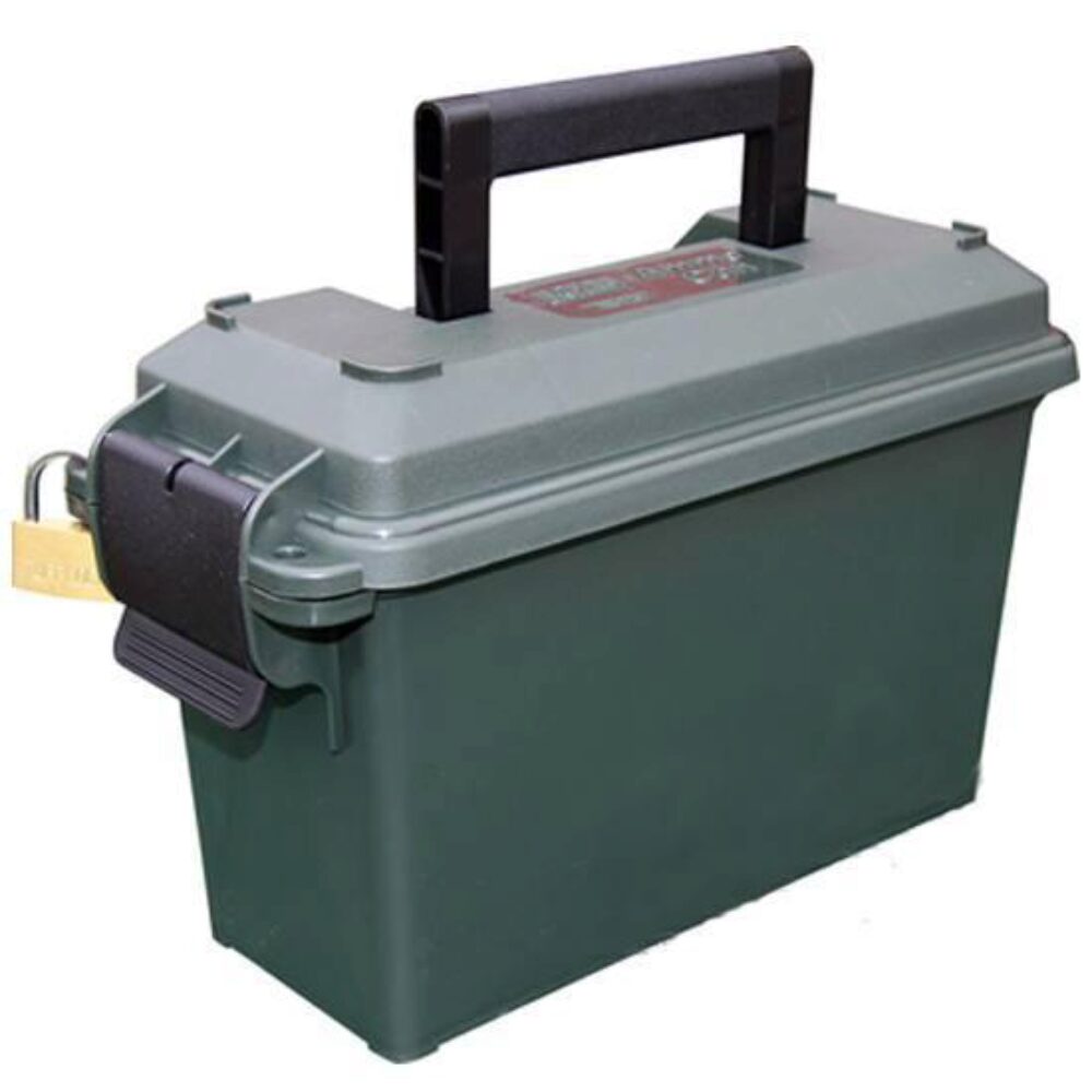 MTM Case-Gard AC30T11 Ammo Can Tall 30 Cal Handgun Forest Green P