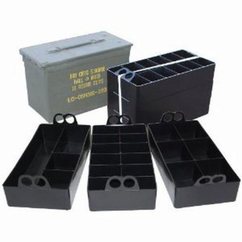 MTM Case-Gard ACO Ammo Can Organizer Insert  Black Polypropylene