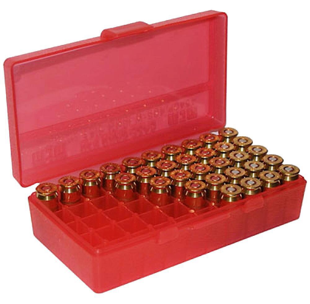 MTM Case-Gard P503829 Case-Gard P-50 Multi-Caliber Handgun Clear