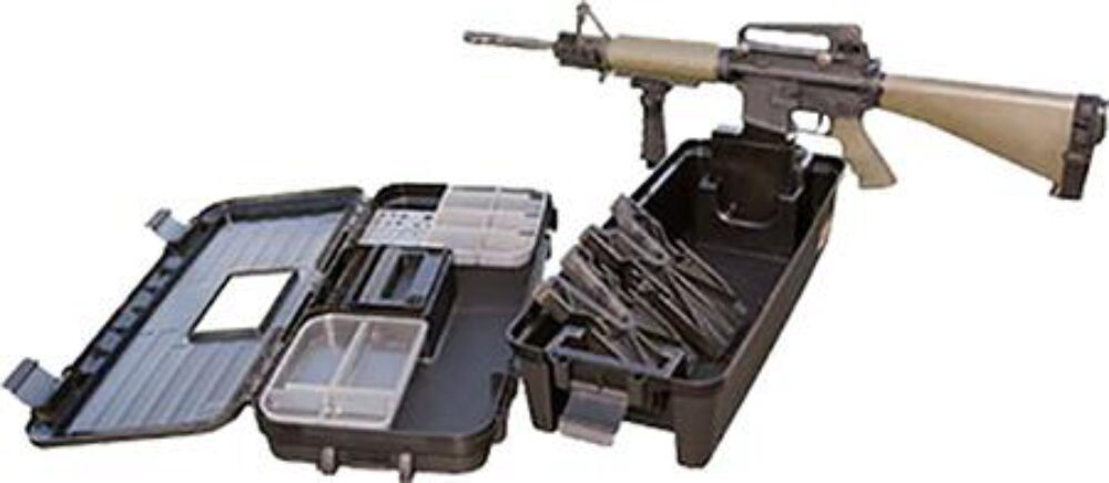 MTM Case-Gard TRB-40 Tactical Range Box  Black Polymer 24.60 L x
