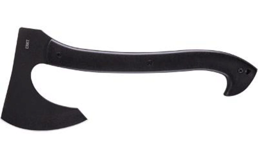 CRKT 2917 Skeggox  4.83 Plain Axe w/Beard, SK-5 Steel Blade, Blac