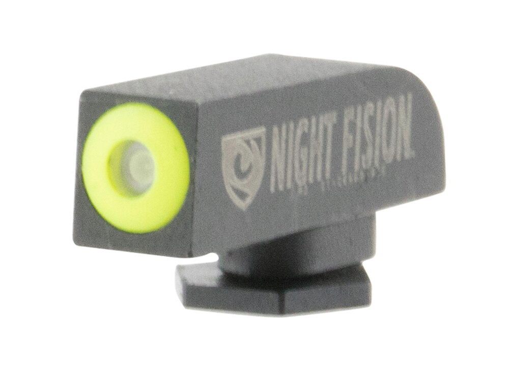 Night Fision GLK000001YGX Tritium Front Sight  Fixed Yellow Ring/