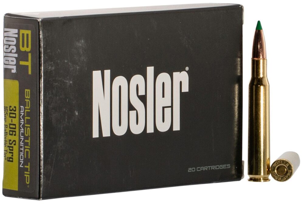 Nosler 40043 Ballistic Tip  30-06 Springfield 165 gr Spitzer Ball