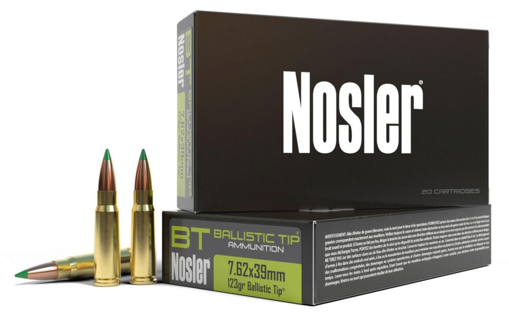 Nosler 40069 Ballistic Tip  7.62x39mm 123 gr Spitzer Ballistic Ti