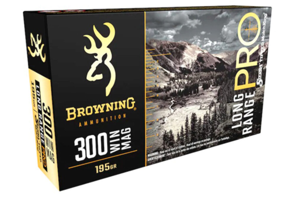 Browning Ammo B192503001 Long Range Pro  300 Win Mag 195 gr Sierr