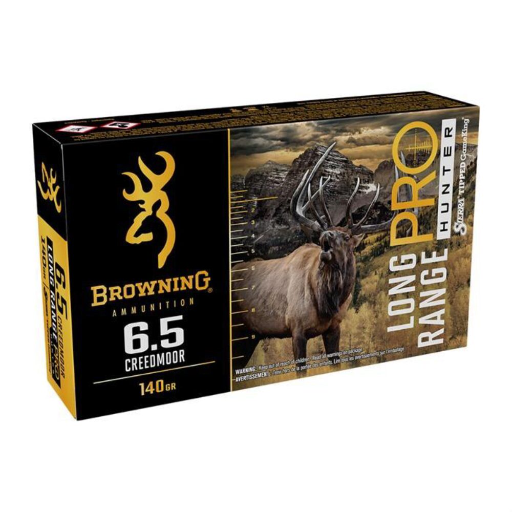 Browning Ammo B192500652 Long Range Pro  6.5 Creedmoor 140 gr 20