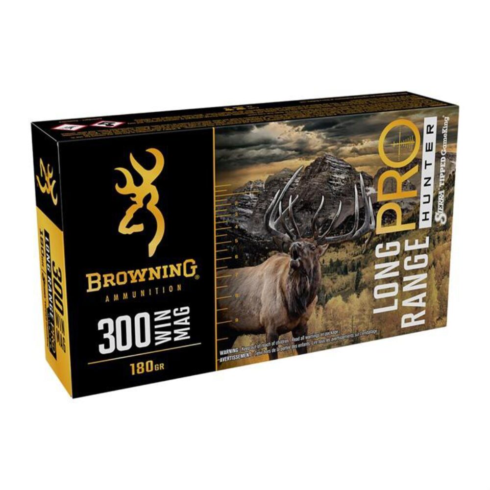Browning Ammo B192503002 Long Range Pro  300 Win Mag 180 gr 20 Pe