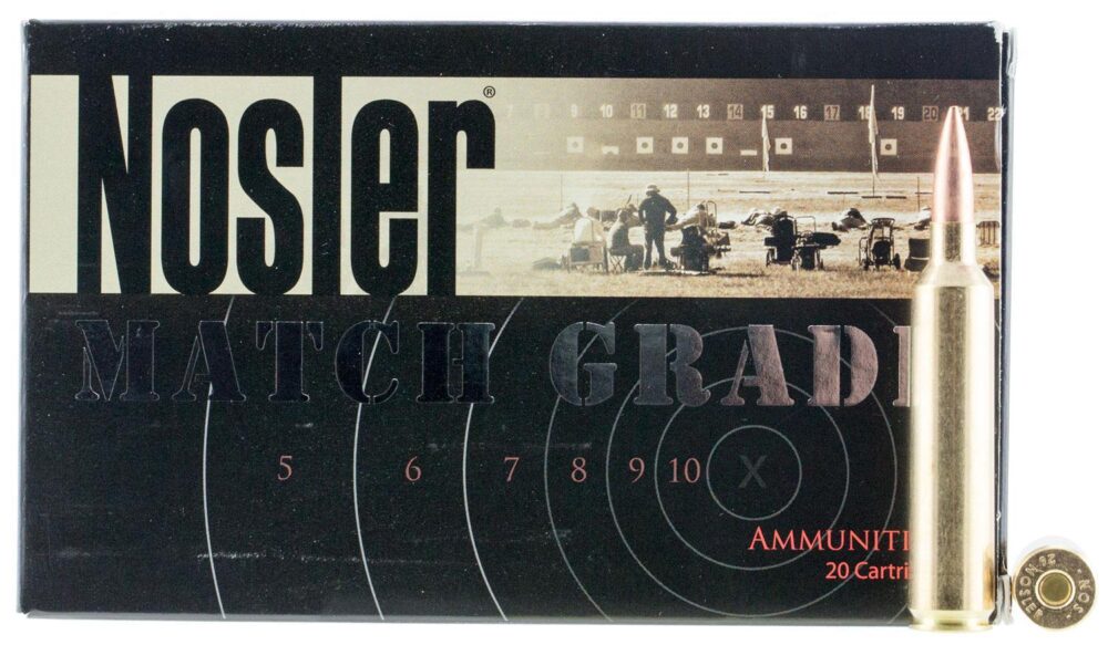 Nosler 51288 Match Grade  26 Nosler 140 gr Custom Competition Hol
