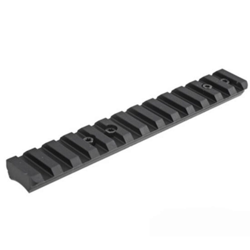 Ruger 90674 Picatinny Rail  Black Anodized Aluminum Fits Ruger Am
