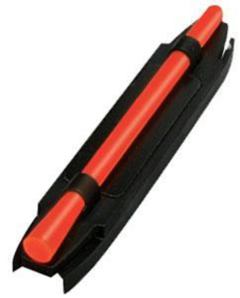HiViz S300R S-Series Magnetic Front Sight  Black | Red Fiber Opti