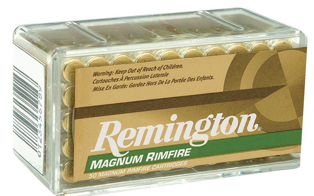 Remington Ammunition 21170 Magnum Rimfire  22 WMR 40 gr Jacket Ho