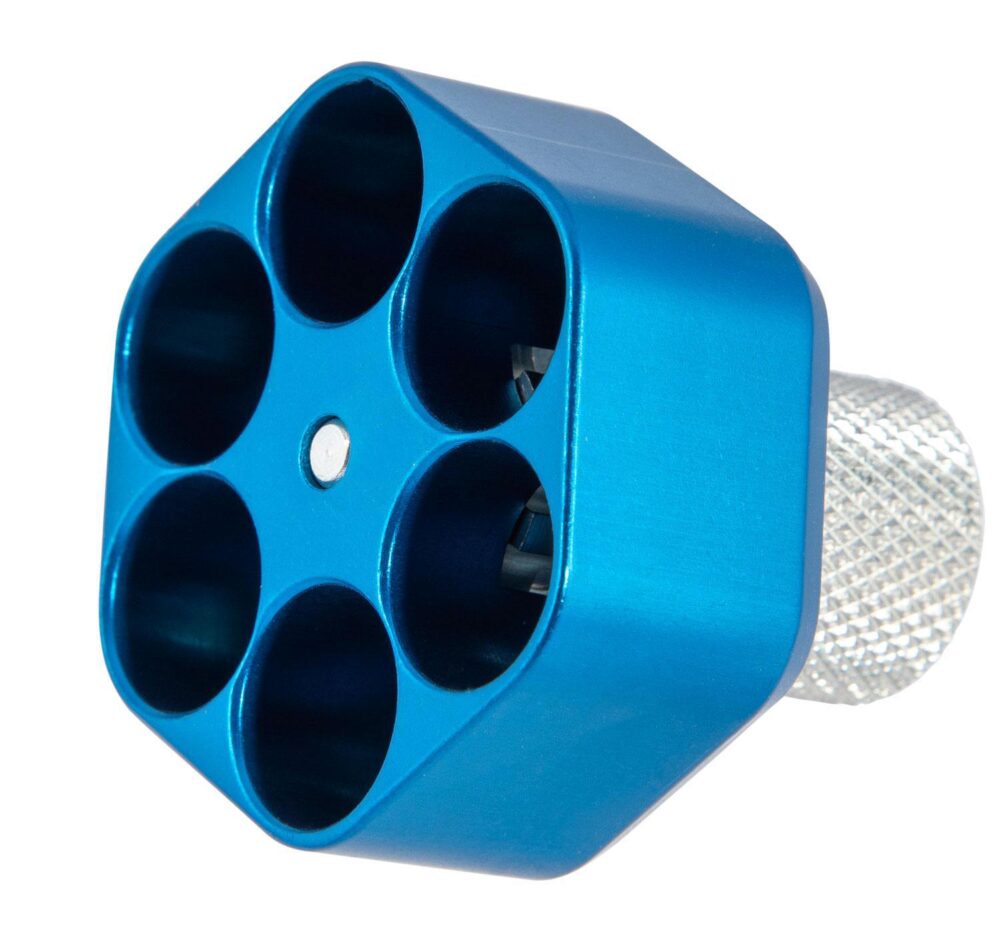Pachmayr 02655 Competition Speedloader Made of Aluminum with Blue