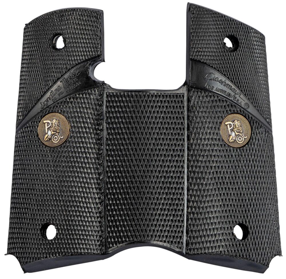 Pachmayr 02545 Signature Grip Wraparound Checkered Black Rubber f