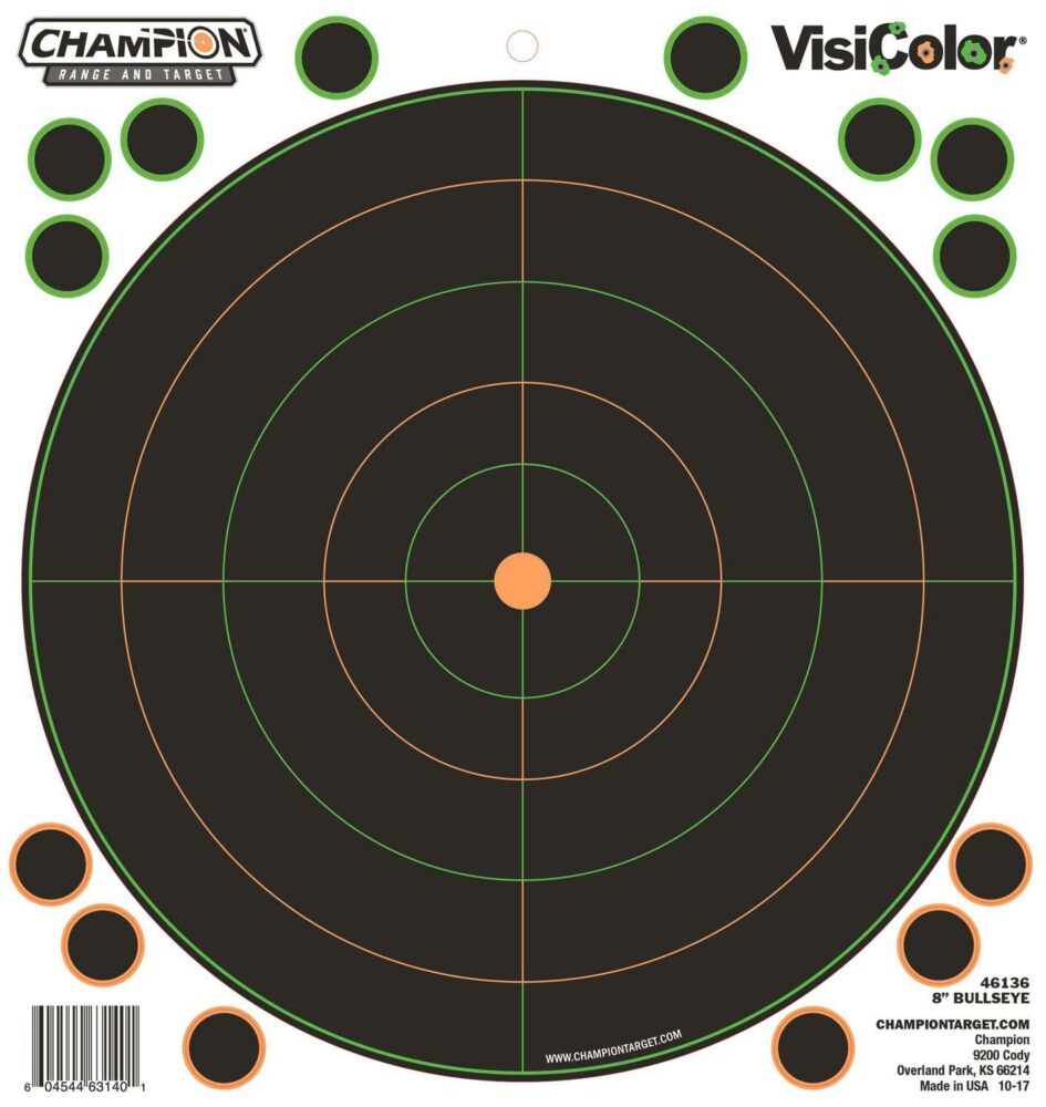 Champion Targets 46136 VisiColor  Self-Adhesive Paper Pistol/Rifl