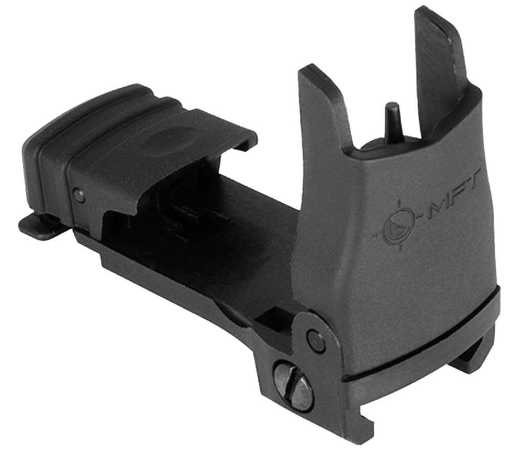 Mission First Tactical BUPSWF Flip Up Front Sight  Black Folding