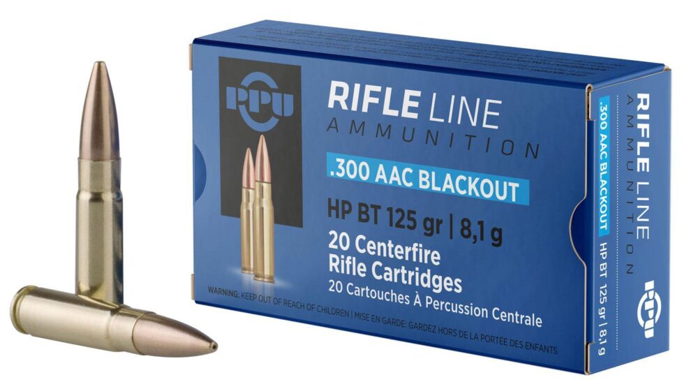 PPU PP300BH Standard Rifle  300 Blackout 125 gr Hollow Point Boat