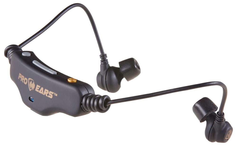 Pro Ears PEEBHTBTBLK Stealth 28 HTBT 28 dB Behind The Head, Bluet