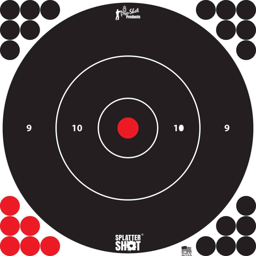 Pro-Shot 12BWHTE5PK SplatterShot  Black/White Self-Adhesive Paper