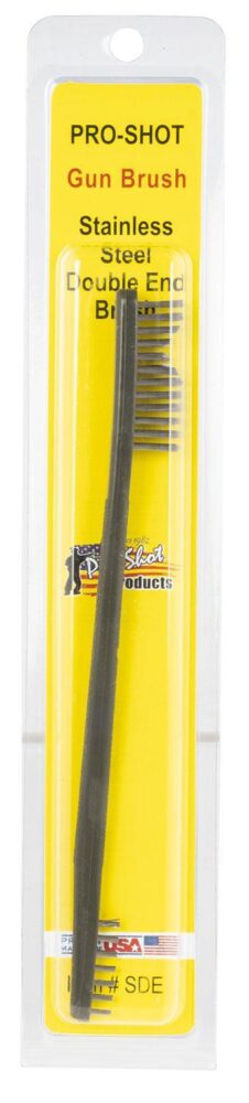 Pro-Shot SDE Gun Brush  Universal Double Ended Brush Stainless St