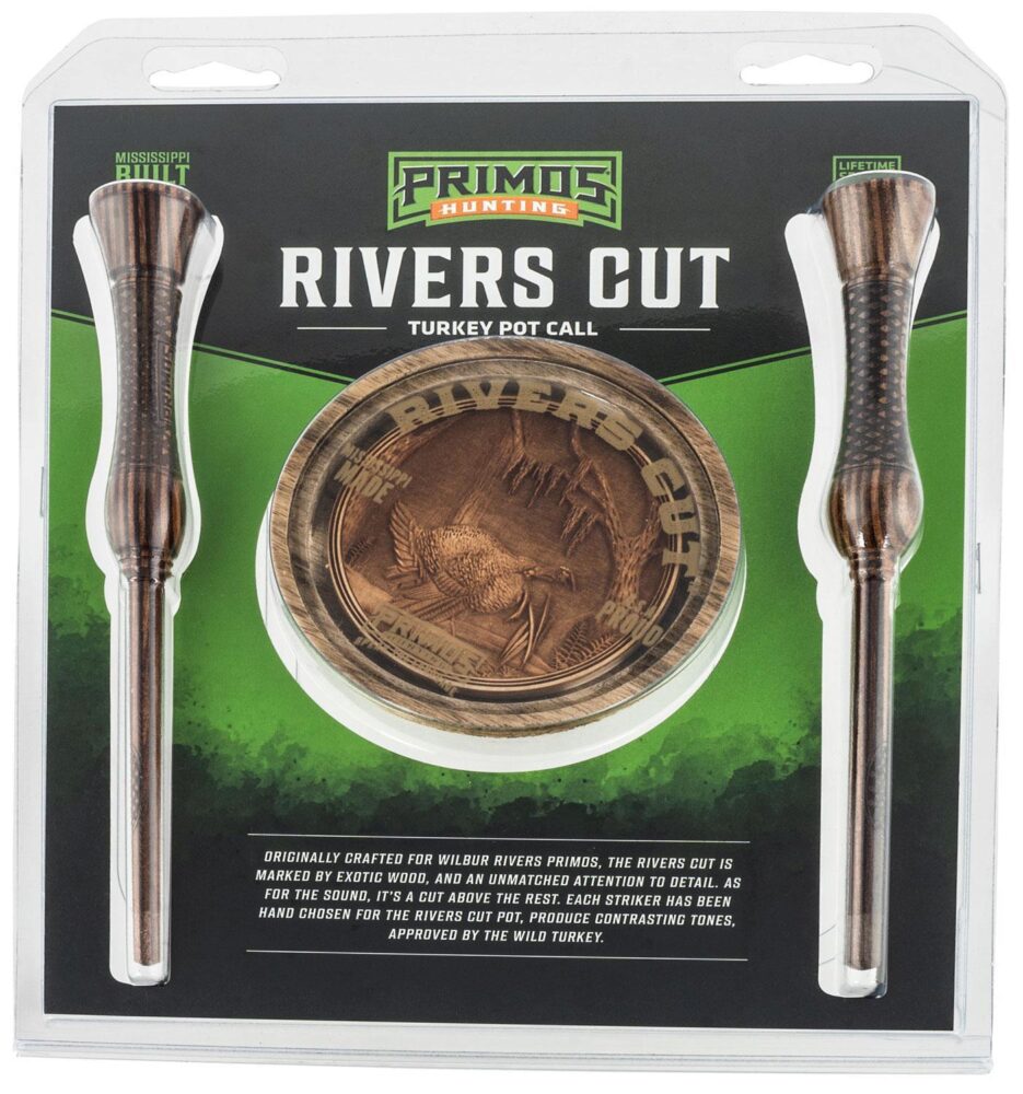 Primos PS2921 Rivers Cut  Friction Call Turkey Sounds Brown Hardw