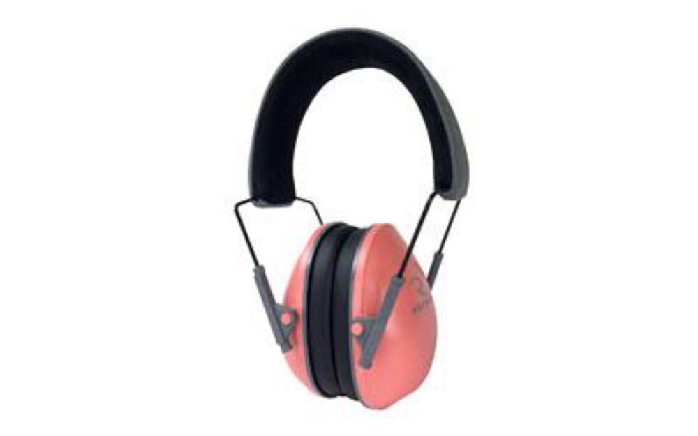 Radians LS0830CS Lowset Passive Muff 21 dB Over the Head Coral/Bl