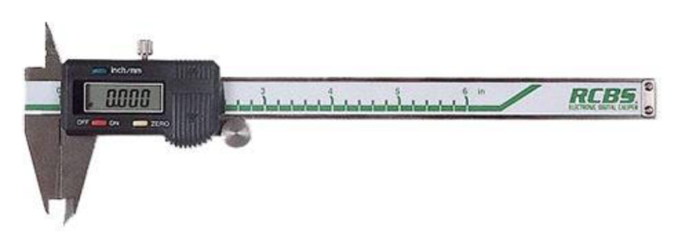 RCBS 87323 Electronic Digital Caliper 0-6 Multi-Caliber Stainless