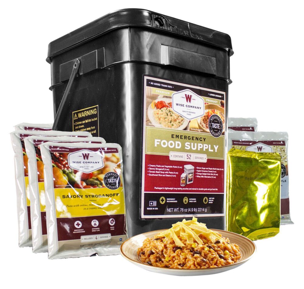 ReadyWise RW01152 Emergency Supplies Freeze Dried Prepper Pack 52